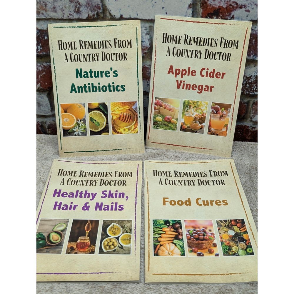 Home Remedies From A Country Doctor 4 Booklet Set Natural Health Wellness Cures